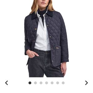 Barbour Women's Dark Blue Quilted Utility Jacket